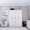 Wardrobe Duru 4 Door 1600-017 Matte White