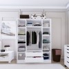 Wardrobe Duru 4 Door 1600-017 Matte White