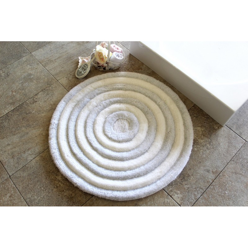 Lessentiel Acrylic Bathmat Round - White White