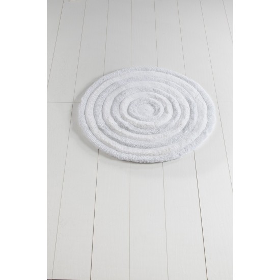 Acrylic Bathmat Round - White White Lessentiel Acrylic Bathmat Round - White White