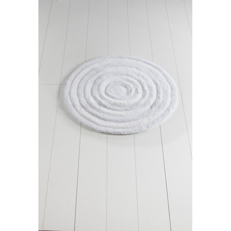 Lessentiel Acrylic Bathmat Round - White White