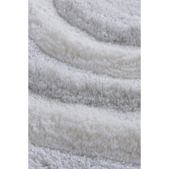 Acrylic Bathmat Round - White White Lessentiel Acrylic Bathmat Round - White White