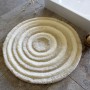 Acrylic Bathmat Round - Ecru Ecru