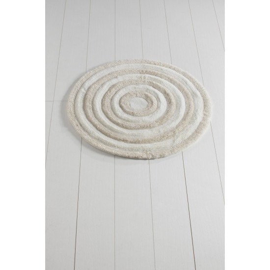 Lessentiel Acrylic Bathmat Round - Ecru Ecru