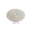 Lessentiel Acrylic Bathmat Round - Ecru Ecru