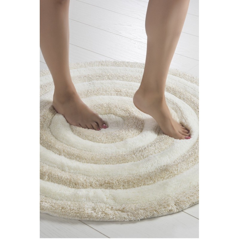 Lessentiel Acrylic Bathmat Round - Ecru Ecru