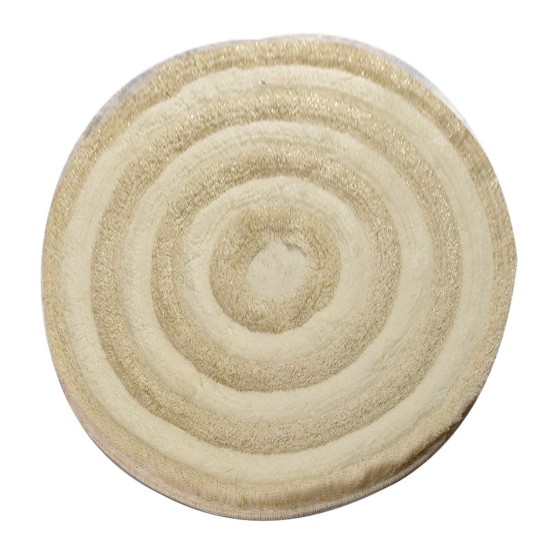 Lessentiel Acrylic Bathmat Round - Ecru Ecru