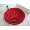 Lessentiel Acrylic Bathmat Round - Red Red