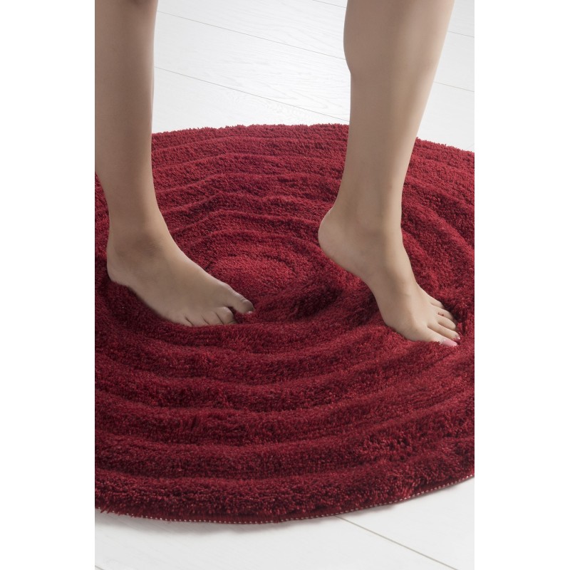 Lessentiel Acrylic Bathmat Round - Red Red