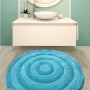 Acrylic Bathmat Round - Mint Mint