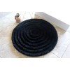 Lessentiel Acrylic Bathmat Round - Black Black