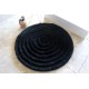 Lessentiel Acrylic Bathmat Round - Black Black