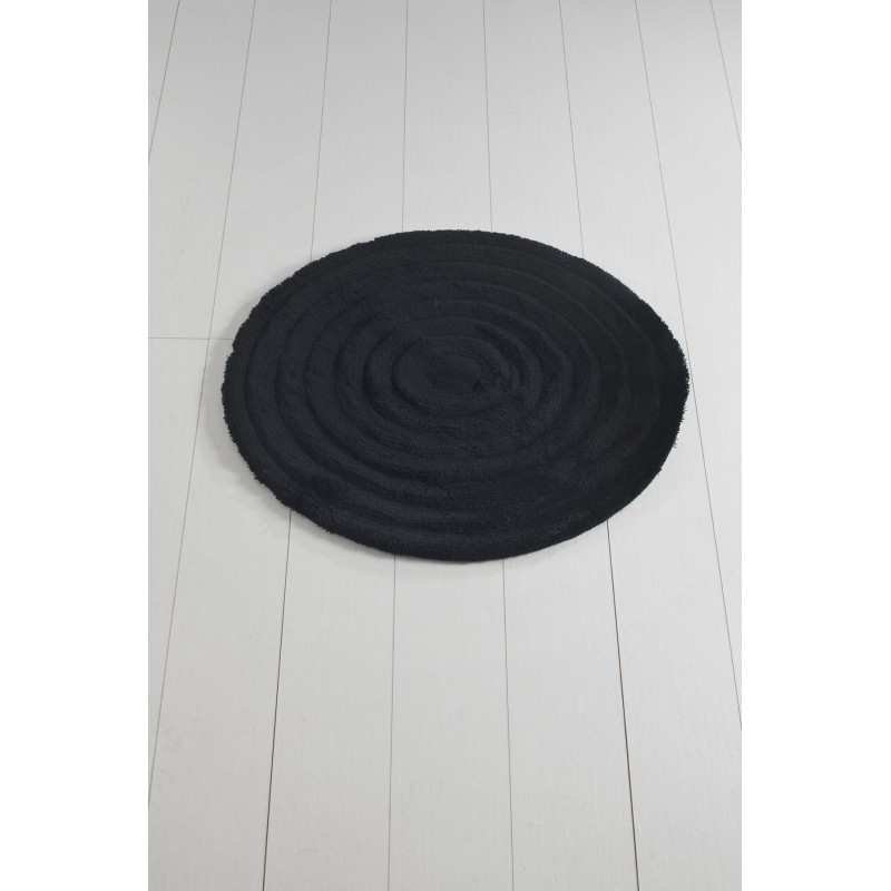 Lessentiel Acrylic Bathmat Round - Black Black