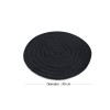Lessentiel Acrylic Bathmat Round - Black Black