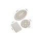 Lessentiel Acrylic Bathmat Set (3 Pieces) Safir - Ecru Multicolor