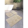 Lessentiel Acrylic Bathmat Set (3 Pieces) Orkide - Beige Beige