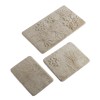 Lessentiel Acrylic Bathmat Set (3 Pieces) Orkide - Beige Beige