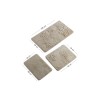 Lessentiel Acrylic Bathmat Set (3 Pieces) Orkide - Beige Beige