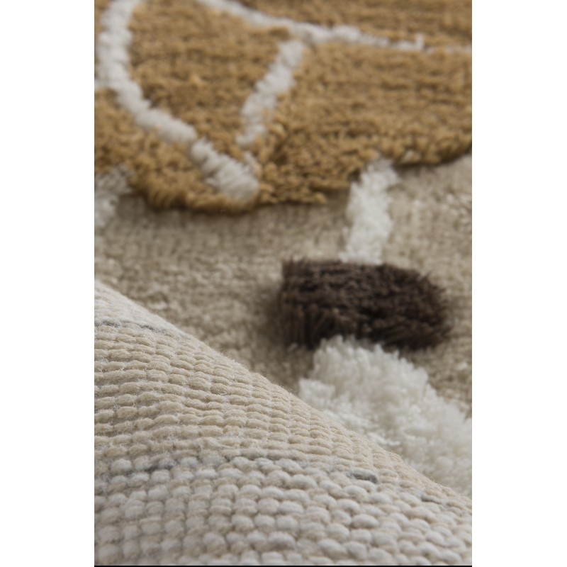 Lessentiel Acrylic Bathmat Set (3 Pieces) Rüya - Brown Multicolor
