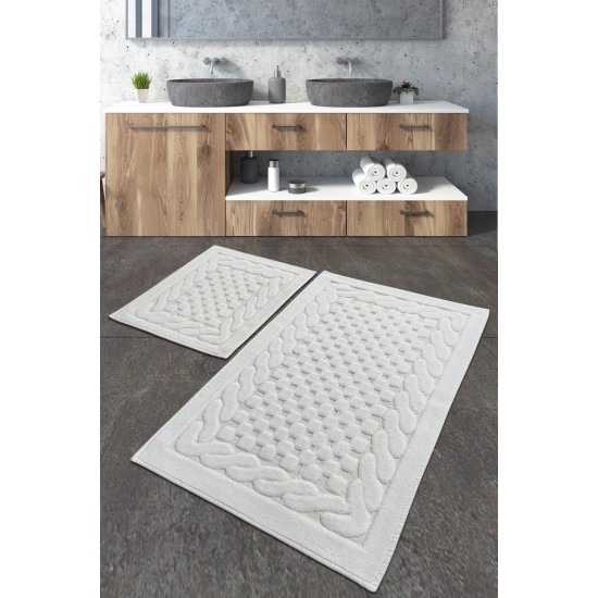Lessentiel Bathmat Set (2 Pieces) Bambi - Ecru Ecru