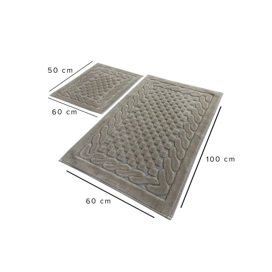 Lessentiel Bathmat Set (2 Pieces) Bambi - Beige Beige