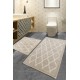 Bathmat Set (2 Pieces) Dante - Beige Beige Lessentiel Bathmat Set (2 Pieces) Dante - Beige Beige