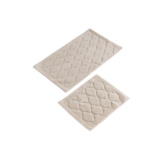 Bathmat Set (2 Pieces) Dante - Beige Beige Lessentiel Bathmat Set (2 Pieces) Dante - Beige Beige