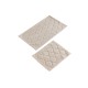Bathmat Set (2 Pieces) Dante - Beige Beige Lessentiel Bathmat Set (2 Pieces) Dante - Beige Beige