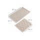 Bathmat Set (2 Pieces) Dante - Beige Beige Lessentiel Bathmat Set (2 Pieces) Dante - Beige Beige