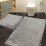 Acrylic Bathmat Set (2 Pieces) Colors of - Grey Grey