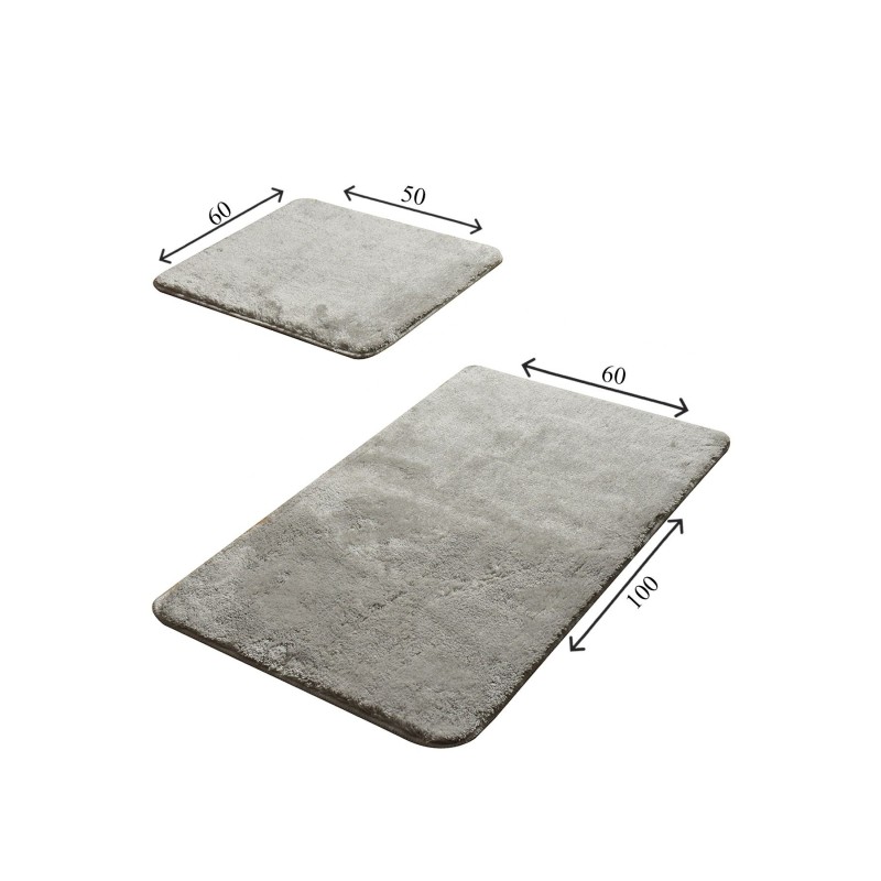 Lessentiel Acrylic Bathmat Set (2 Pieces) Colors of - Grey Grey