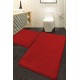 Acrylic Bathmat Set (2 Pieces) Colors of - Red Red Lessentiel Acrylic Bathmat Set (2 Pieces) Colors of - Red Red