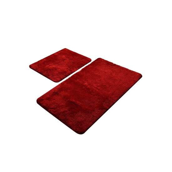 Acrylic Bathmat Set (2 Pieces) Colors of - Red Red Lessentiel Acrylic Bathmat Set (2 Pieces) Colors of - Red Red