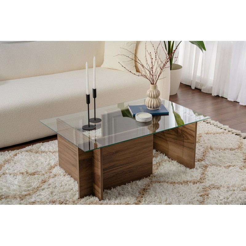 Coffee Table Vetrino - Walnut Walnut