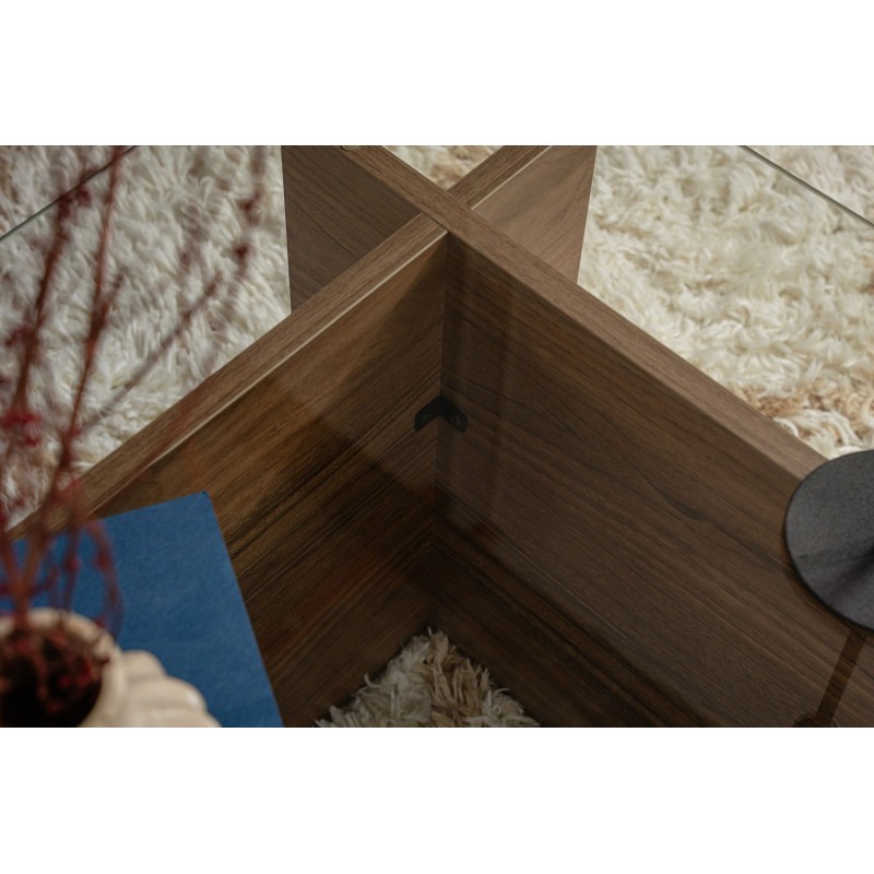 Coffee Table Vetrino - Walnut Walnut