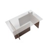 Coffee Table Vetrino - Walnut Walnut