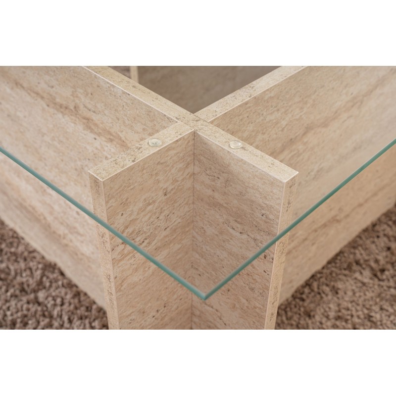 Coffee Table Vetrino - Travertine Travertine