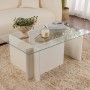 Coffee Table Vetrino - Wooden White Wooden White