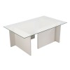 Coffee Table Vetrino - Wooden White Wooden White