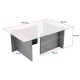 Coffee Table Vetrino - Wooden White Wooden White