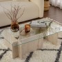 Coffee Table Flavio - Travertine Travertine Marble