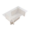Hanah Home Coffee Table Flavio - Travertine Travertine Marble