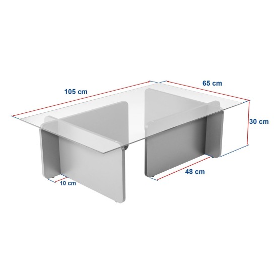 Coffee Table Flavio - Travertine Travertine Marble Hanah Home Coffee Table Flavio - Travertine Travertine Marble