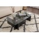 Coffee Table Flavio - Wooden Black Wooden Black Hanah Home Coffee Table Flavio - Wooden Black Wooden Black