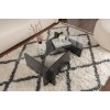 Hanah Home Coffee Table Flavio - Wooden Black Wooden Black