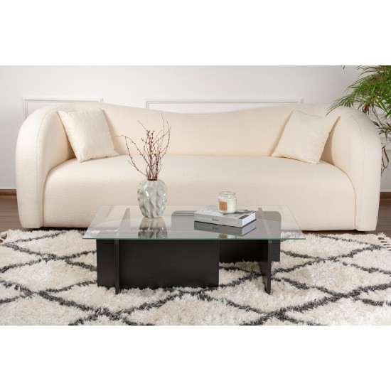 Coffee Table Flavio - Wooden Black Wooden Black Hanah Home Coffee Table Flavio - Wooden Black Wooden Black