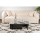 Coffee Table Flavio - Wooden Black Wooden Black Hanah Home Coffee Table Flavio - Wooden Black Wooden Black