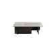 Coffee Table Flavio - Wooden Black Wooden Black Hanah Home Coffee Table Flavio - Wooden Black Wooden Black