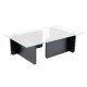 Coffee Table Flavio - Wooden Black Wooden Black Hanah Home Coffee Table Flavio - Wooden Black Wooden Black
