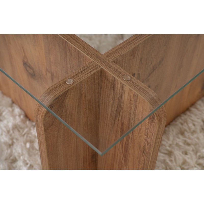 Τραπέζι Σαλονιού Flavio - Χρώμα Atlantic Πεύκο - 105x65x30εκ